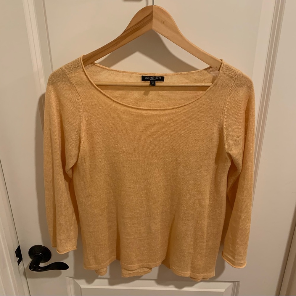 Eileen Fisher petite linen top
